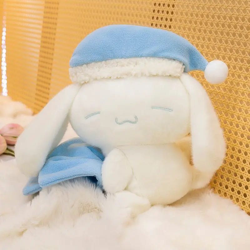 Cinnamoroll Sleeping Plush Pillow - Soft Huggable Stuffed Animal & Cute Bedroom Gift
