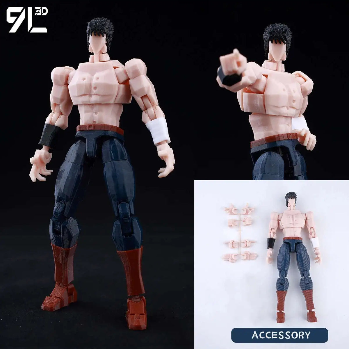 Venom Spider-Man Lucky13 Dummy13 Action Figure - 3D Printed T13 Multi-Jointed Anime Collectible Toy