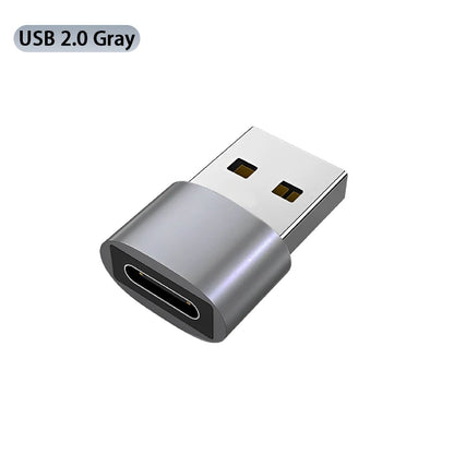 USB C 3.0 Adapter - Type C Male to USB 2.0 Female Converter for Mobile Phones, PC Laptops & Devices