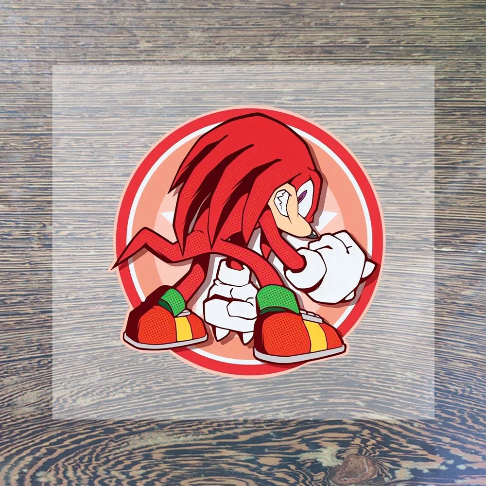 Sonic Cartoon Iron-On Patches – DIY Heat Transfer Anime Stickers for Clothing & Custom T-Shirts