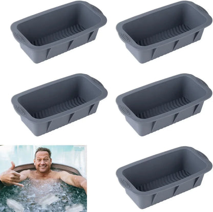 1/3/5PCS Oversized Silicone Ice Cube Mold – Efficient Large Ice Crate for Ice Bath, Ice Bucket & Ice Blocks