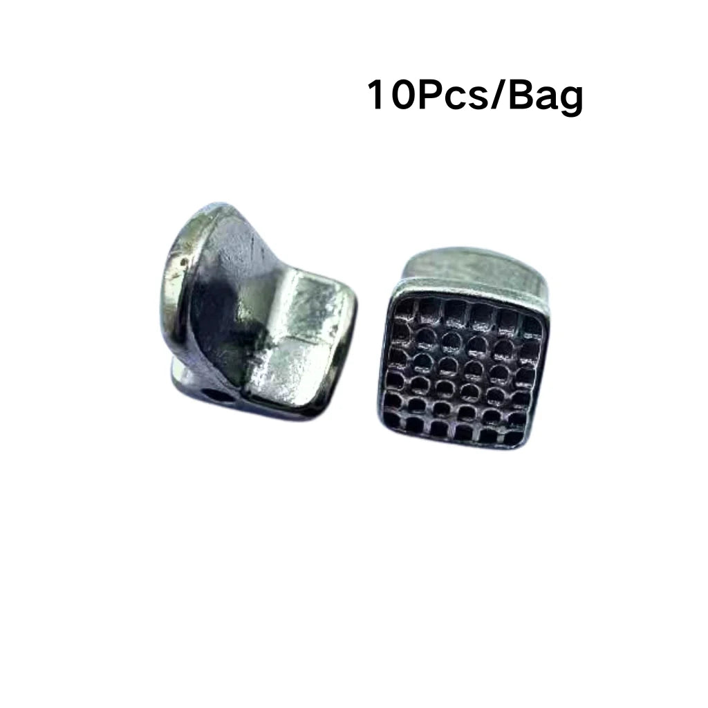 Orthodontic Lingual Button & Crimpable Hook Set – Metal Bondable Dental Traction Eyelets & Accessories for Dentistry Use