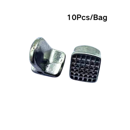 Orthodontic Lingual Button & Crimpable Hook Set – Metal Bondable Dental Traction Eyelets & Accessories for Dentistry Use