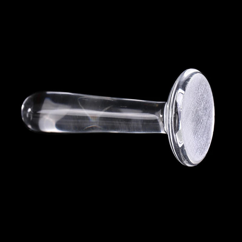 Transparent Glass Pigment Muller - Mineral Paint Grinding Tool for Chinese Painting & Tempera