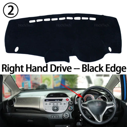 Honda Fit Jazz Dashboard Cover - Anti-Glare Instrument Panel Mat 2008–2013 GE6 GE7 GE8 GE9
