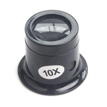 Portable Jewelers Loupe Magnifier Set – Monocular Eye Glass for Watch Repair & Jewelry Inspection
