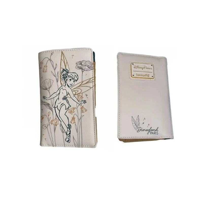 Disney Loungefly Tinker Bell Wallet — Embroidered Card & Coin Purse, Fashion Storage Bag, Gift for Girls