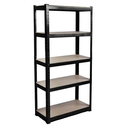 60"x28"x12" Heavy Duty 5-Tier Metal Storage Shelf Unit – Boltless Design, Easy to Assemble