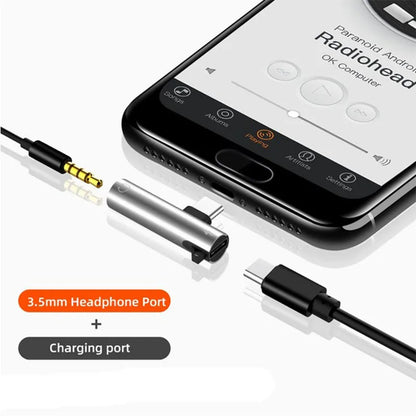 2-in-1 Audio Headphone & Charging Adapter for iPhone XR, XS, 11, 12, 13 – 3.5mm Jack to Earphone AUX Cable (Not Type-C)