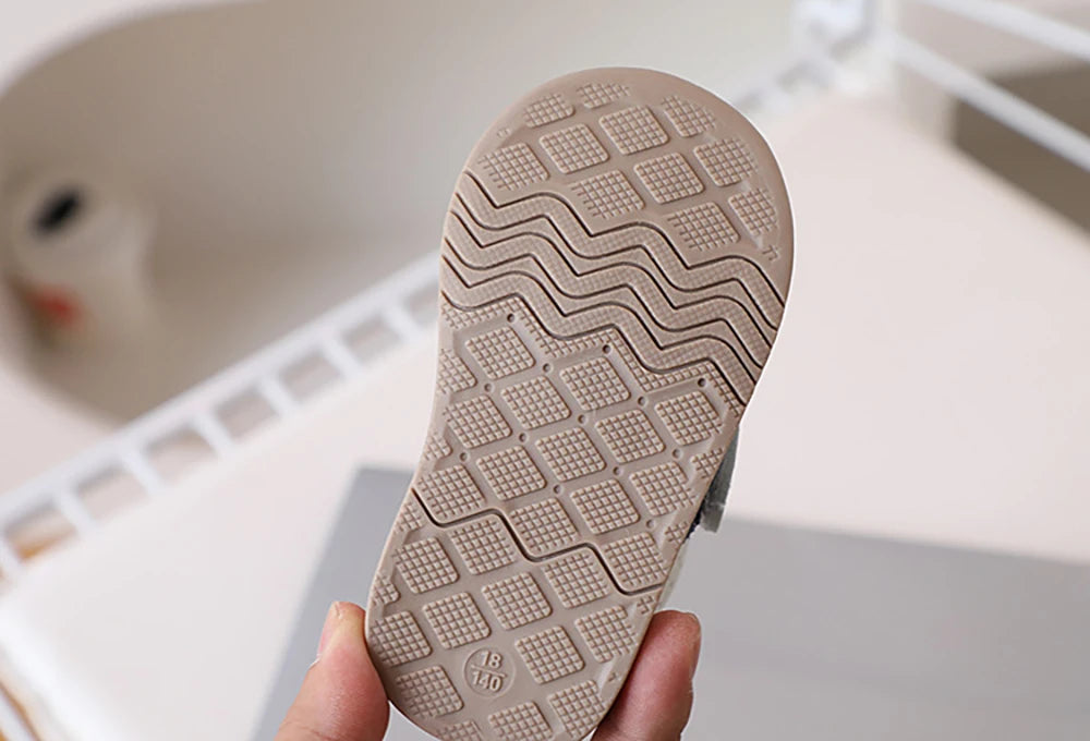 2025 Toddler Shoes — PU Leather Soft-Sole Sneakers for Baby Boys & Girls, Ergonomic First-Step Sport Shoes