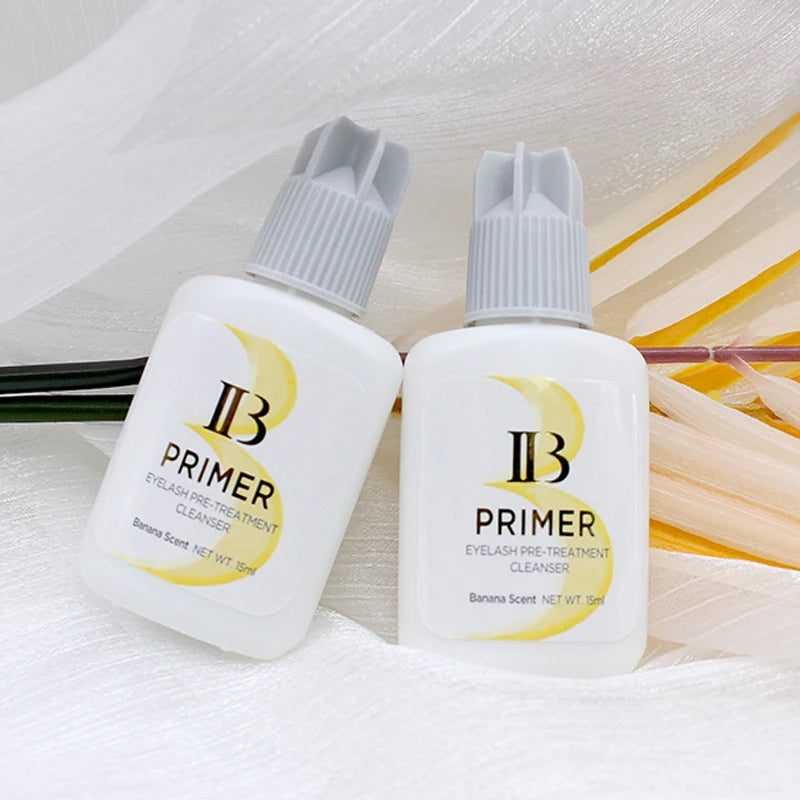 IBeauty Super Bonder Banana Primer — Fast-Dry, Long-Lasting Korean Eyelash Extension Adhesive Booster
