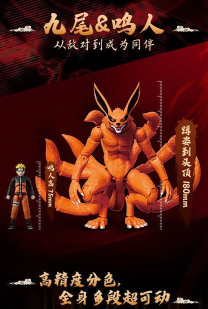 Blokees Naruto Action Figures — Uzumaki Boruto & Naruto Kurama Model Kits, Champion-Class Anime Toys & Collectible Gift Ornaments