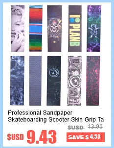 7-9 Layer Maple Skateboard Deck – Double Rocker Mini Cruiser & Dance Board with High Elasticity