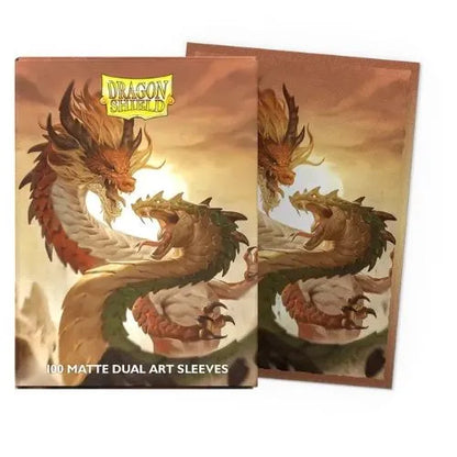 100pcs Dragon Shield Brushed Art Card Sleeves – 66x91mm Tournament Protector for PKM & PTCG Cards