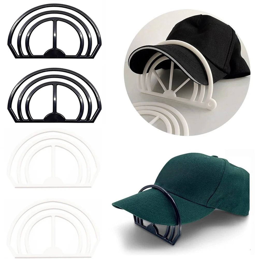 Hat Brim Curving Tool - No Steaming Hat Shaper for Baseball Caps with Band Clamp - Curves Cap Brim Edges Accessories