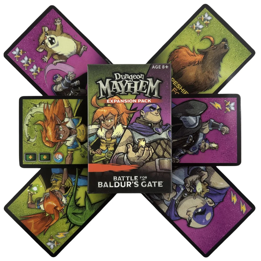 Dungeon Mayhem Card Game - Family Fun Board Game Deck for Party Play & Strategy Entertainment