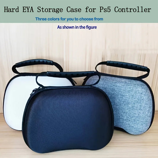 Universal Game Controller Storage Bag – EVA Hard Shell Case for Xbox & PS5 Controllers