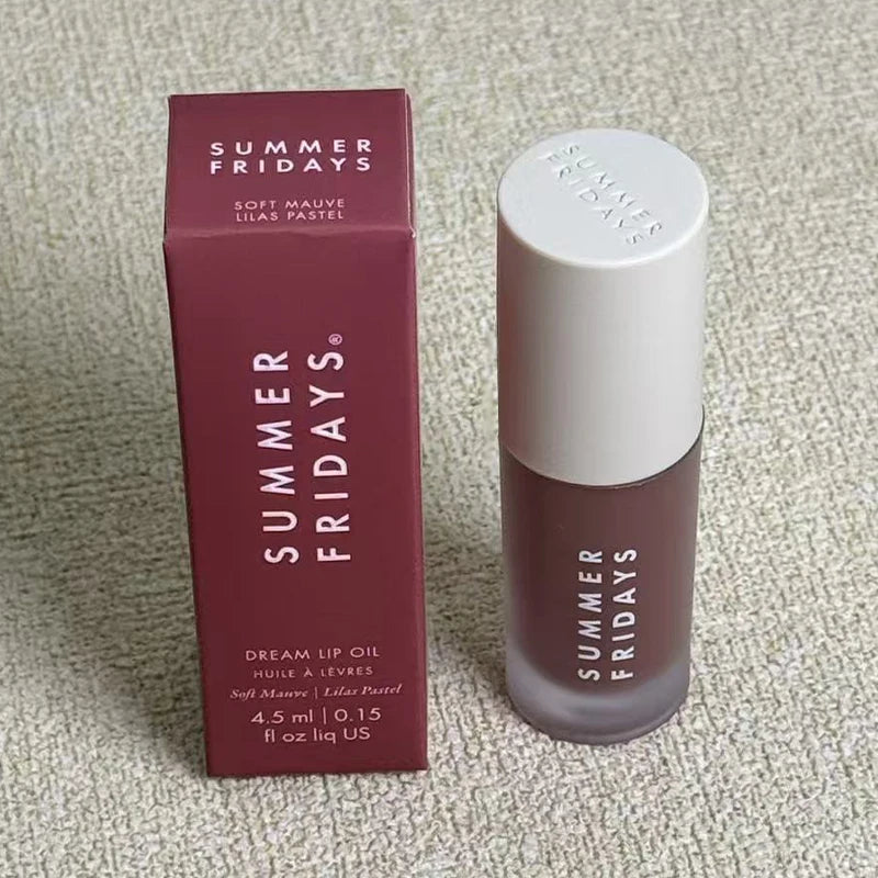 Summer Fridays Lip Balm - Moisturizing Glossy Lip Oil with Vanilla Pink Sugar & Guava Shine