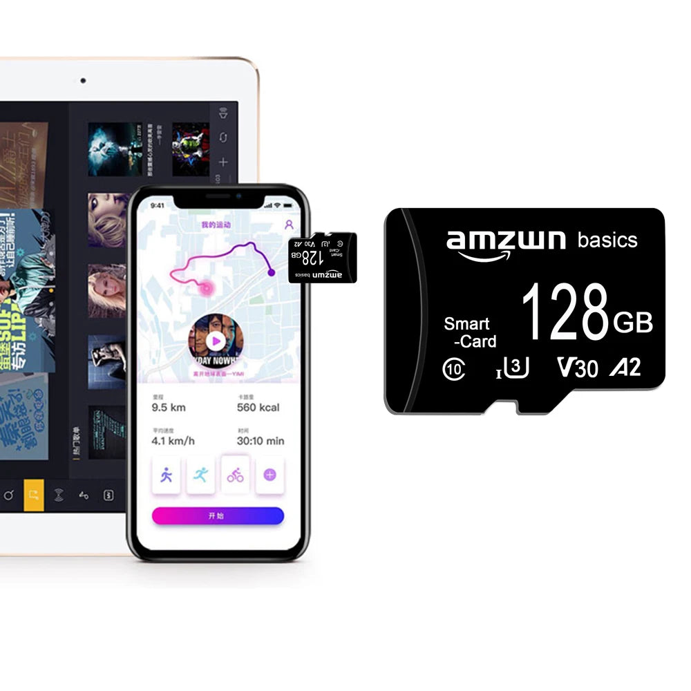 High-Speed Micro SD Memory Card — 2GB/4GB/8GB/16GB/32GB/64GB/128GB/256GB TF Card for Phone, Camera & Monitoring