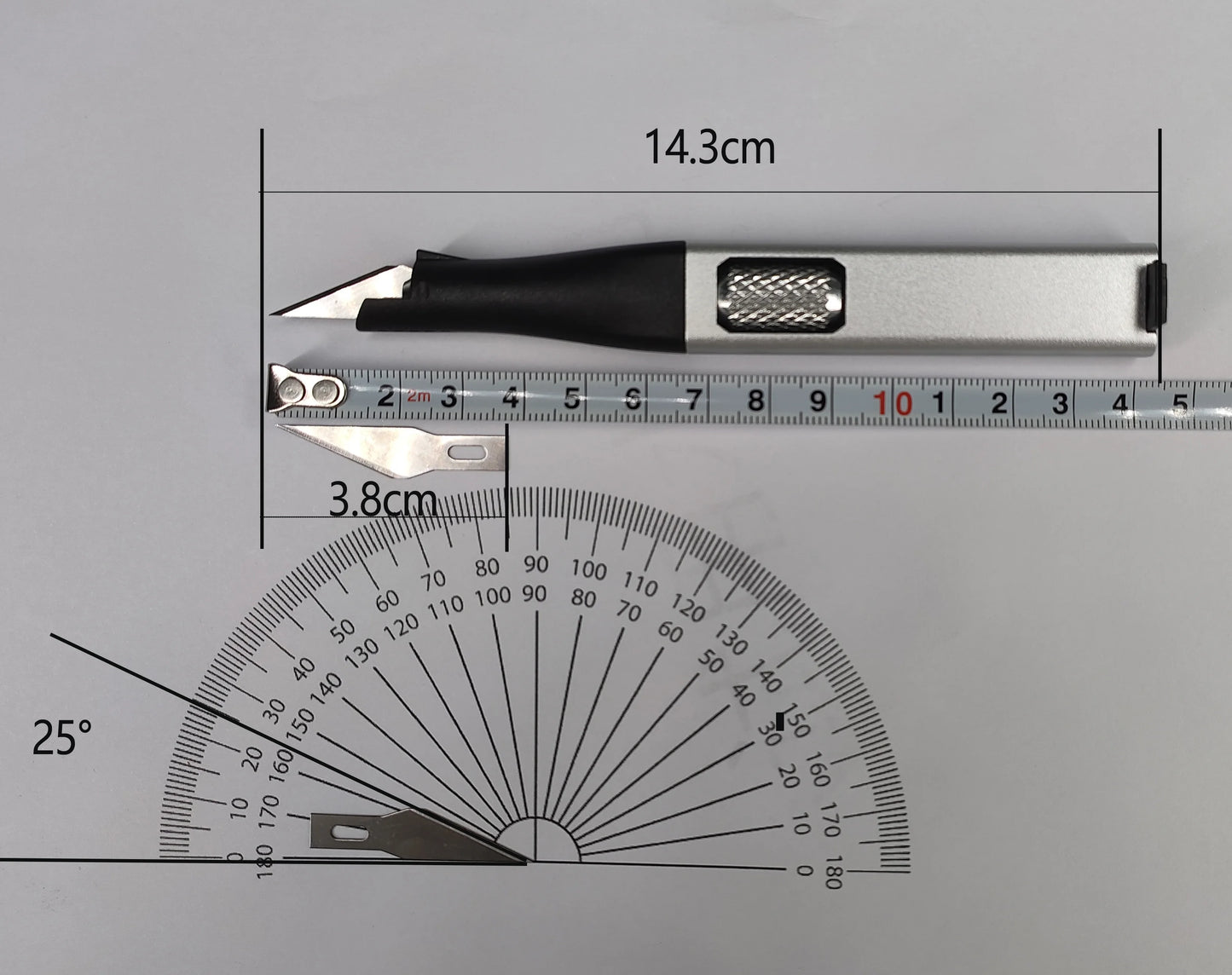 DIY Pen Carving Knife - 5 Interchangeable Horseshoe Art Blades Craft Cutting Tool