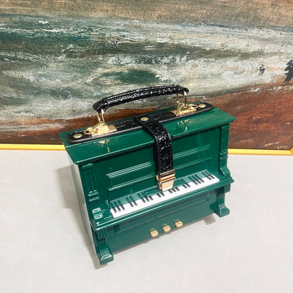 Luxury Designer Piano-Shaped Handmade Crossbody Shoulder Bag for Women – Elegant Purse, Messenger & Banquet Bag