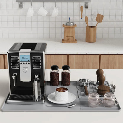 Coffee Machine Silicone Mat Tray | Drain Pad for Bar, Fruits, Vegetables, & Coffee Powder | Dining Table Insulation Protection