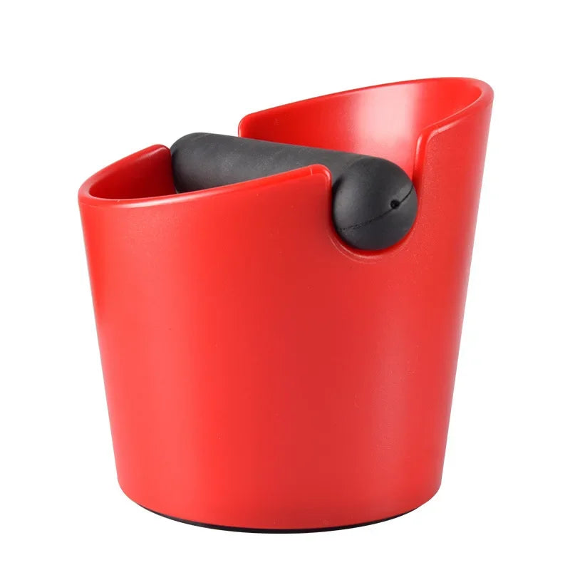 Shock-Absorbent Coffee Knock Box – Anti-Slip Espresso Grind Dump Bin for Barista Coffee Waste