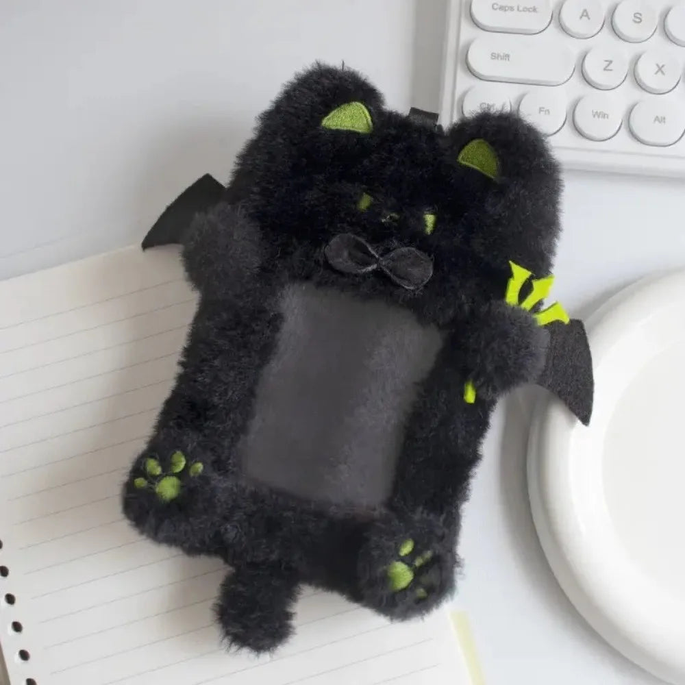 Multifunctional Rabbit & Dog Photocard Case - Cute Photo Card Holder for Idol Photos, Collectibles & Protective Storage