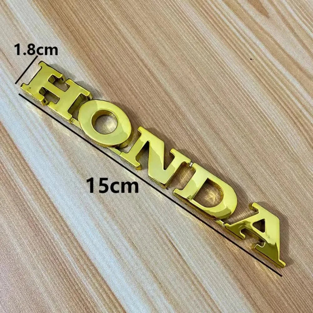 Honda 3D Electroplated Motorcycle Sticker – Rear Guard Plate Logo for PCX125, CBR1000R & CBR650R Accessories