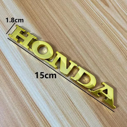 Honda 3D Electroplated Motorcycle Sticker – Rear Guard Plate Logo for PCX125, CBR1000R & CBR650R Accessories