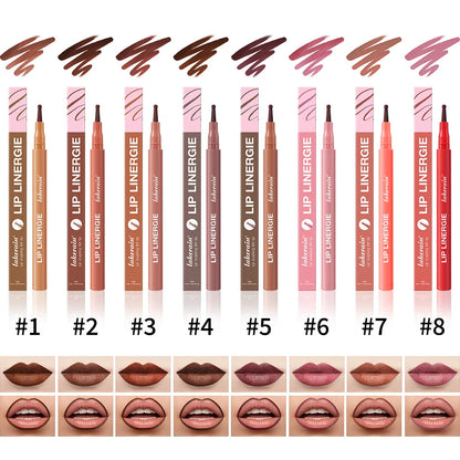 Waterproof Lip Liner Stain - Long-Lasting Transfer-Proof & Smudge-Resistant Lip Color, 8 Shades