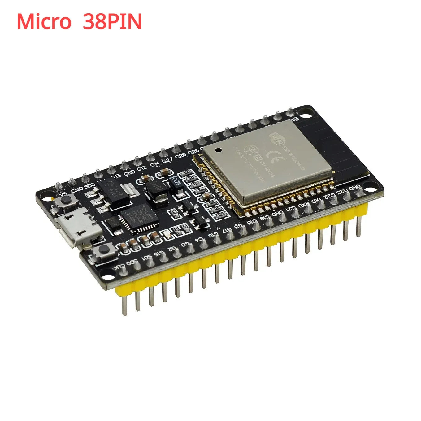 ESP-WROOM-32 ESP32 Development Board - Dual-Core WiFi Bluetooth Module with 802.11b/g/n & Low Power Consumption
