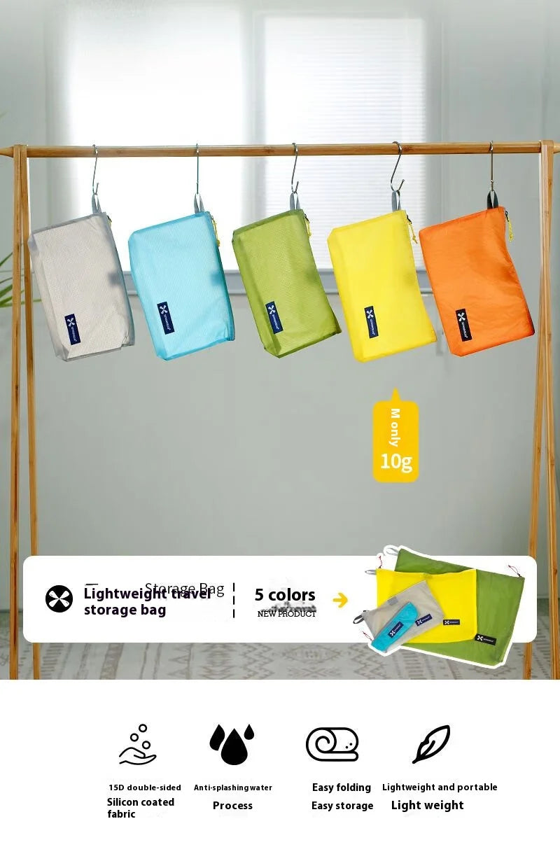 XENOSMILUS Travel Organizer Bag — Waterproof Clothes, Passport & Toiletry Holder with Large Capacity for Cards and IDs