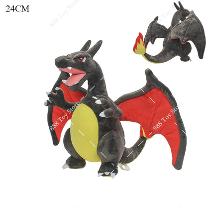 Pokémon Plush Toy Set Shiny Gyarados Charizard Mega Rayquaza Lucario Ho-Oh Zorua Butterfree Anime Stuffed Animals Kids Christmas Gift Plushies