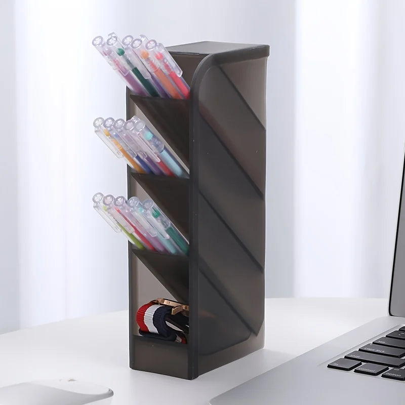 Multi-Layer Pen & Cosmetic Brush Holder – Organizer for Office and School Supplies