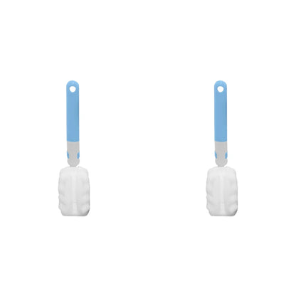 20/30cm Long Handle Bottle Cleaning Brush – Soft Sponge Cleaner for Water Bottles, Glass Cups & Vacuum Flasks Washing Tool