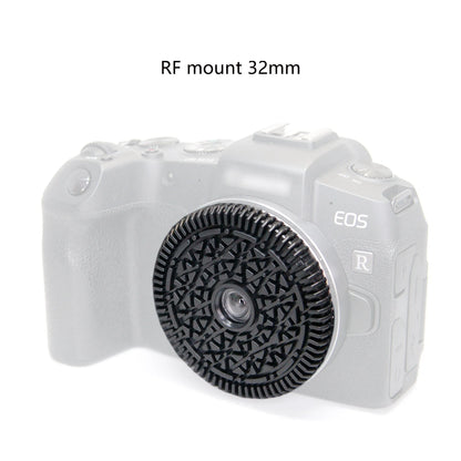EF-M RF LM L39 M4/3 FX E-Mount Pan-Focus 30mm f/10 Free Focus Lens — Playful Street & Vintage Film Style for Mirrorless Cameras
