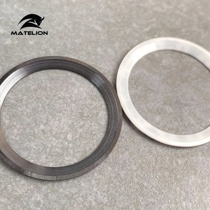 MATELION 38mm Ceramic Bezel Insert — Alloy Watch Ring for 40mm NH35/NH34 GMT Diving Watches