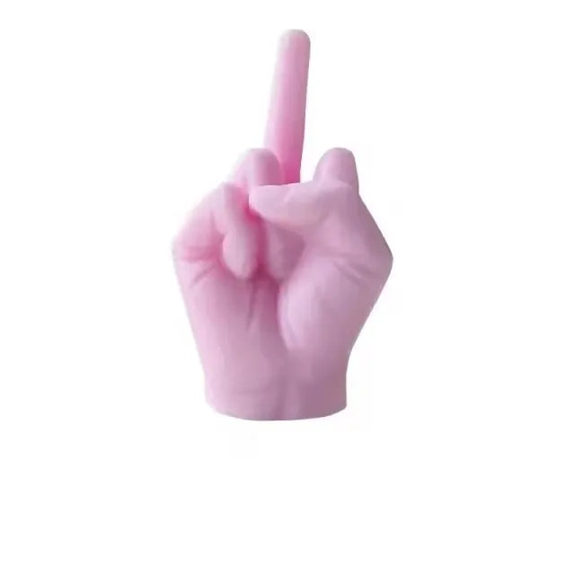 Creative Middle Finger Scented Candle – Funny Quirky Home Decor & Birthday Gift Ornament