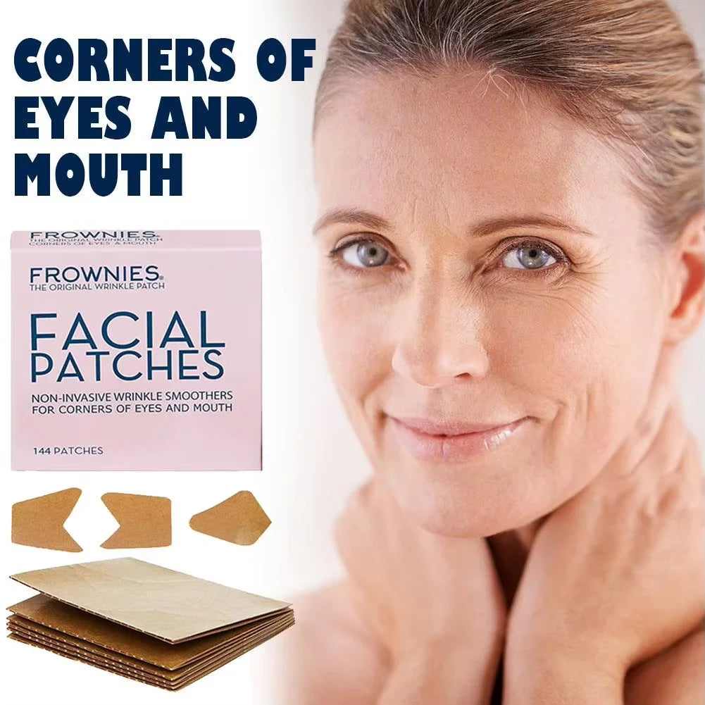 Frownies Anti-Wrinkle Patches - C-Shaped Forehead Face Lift and Skin Smoothing Tape