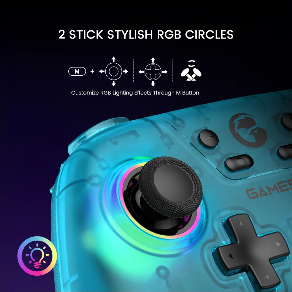 GameSir Nova Wireless Switch Controller | Bluetooth Hall Effect Gamepad for Nintendo Switch, iPhone, Android & PC