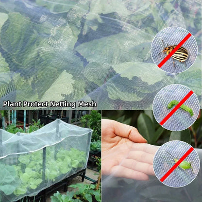 Garden Mesh Screen Barrier – Reusable Protective Cover for Flowers, Crops, Greenhouse, Bird & Insect Protection