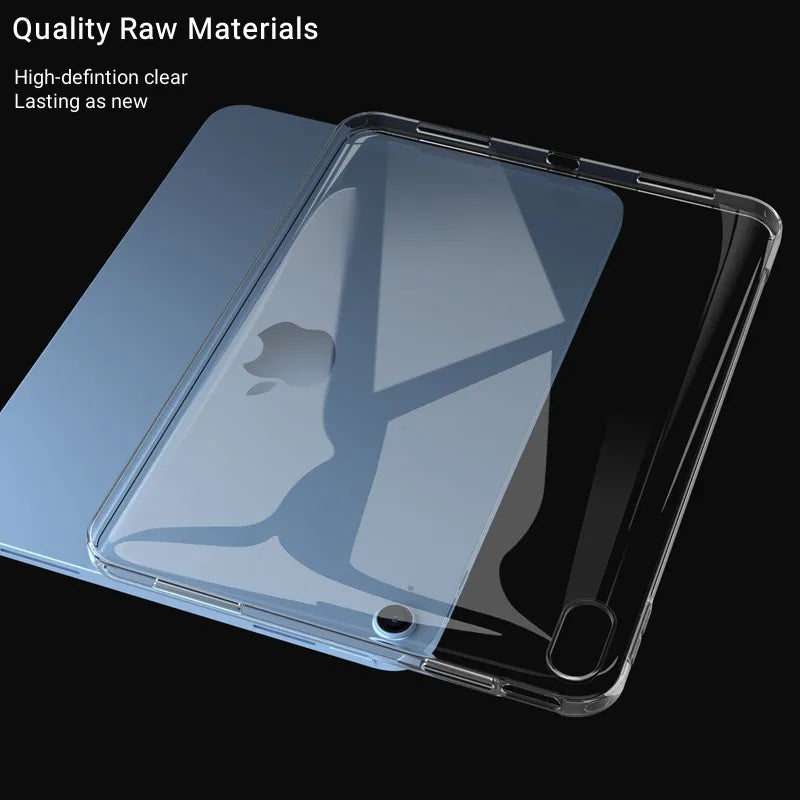 Ultra Thin Transparent Silicone Case for iPad Mini 6, 5, 4 – Soft Protective Cover for 8.3” & 7.9” (2021 & 2019 Models)