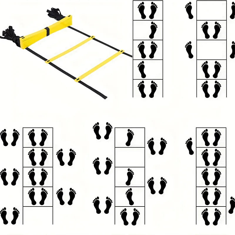 Agility Training Ladder - Nylon Speed & Flexibility Training Equipment for Football, Sports & Fitness
