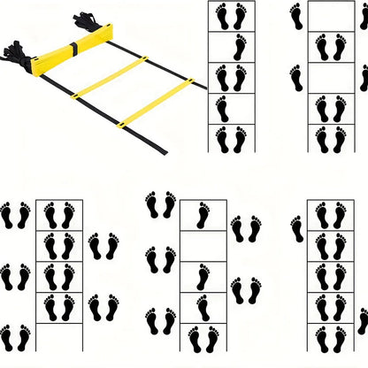 Agility Training Ladder - Nylon Speed & Flexibility Training Equipment for Football, Sports & Fitness