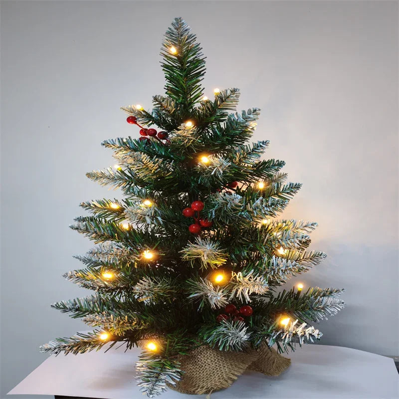 Mini Christmas Tree 45/60cm – PVC Tabletop Decorations for Family Christmas & Holiday Parties