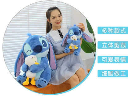 30/45cm Disney Stitch & Lilo Plush Dolls – Cute Donald Duck Stuffed Toys for Kids’ Birthday Gifts & Home Decoration
