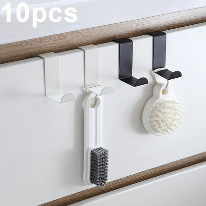 Hang with Ease: Z-Shaped Stainless Steel Door Hook – Your Stylish Organizer Tool for Bathroom Cabinets and Beyond