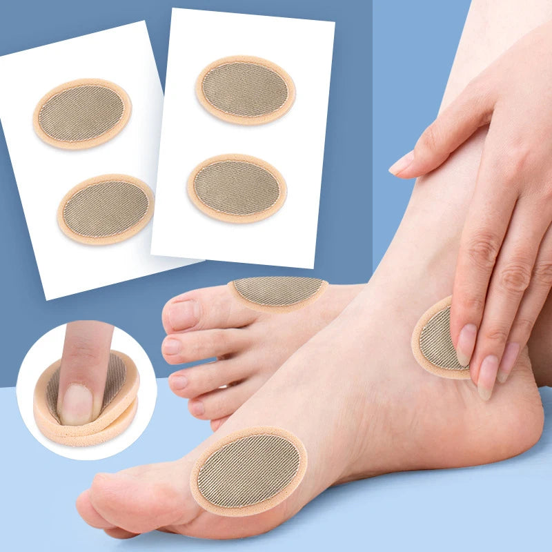 4PCS Callus Cushions & Heel Pads – Foam Toe Protectors for Foot Corns, Bunions, and Shoe Comfort