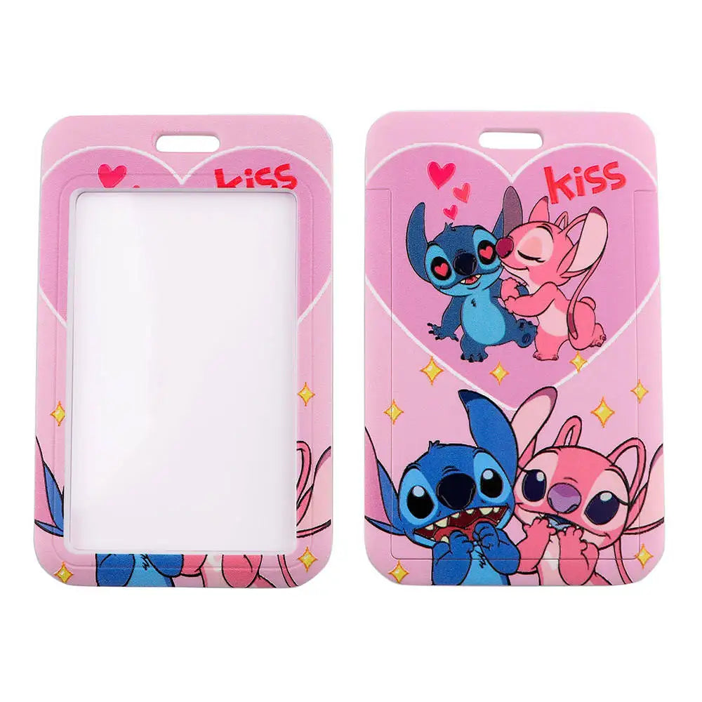 Stitch Cute Cartoon Lanyard – Keychain, ID & Credit Card Holder, Mobile Phone Charm Neck Strap Gift